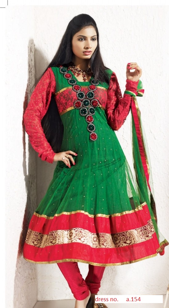 pishwas dress nice design -fancy frock-2013  dress no.   a.154