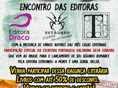Bagunça Literária: Encontro das editoras Estronho, Draco e Tarja em São Paulo