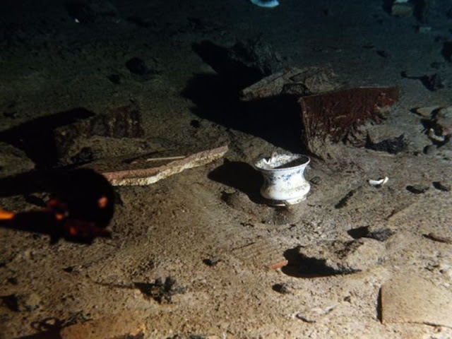 Fotografías del pecio del Titanic tras su descubrimiento en 1985