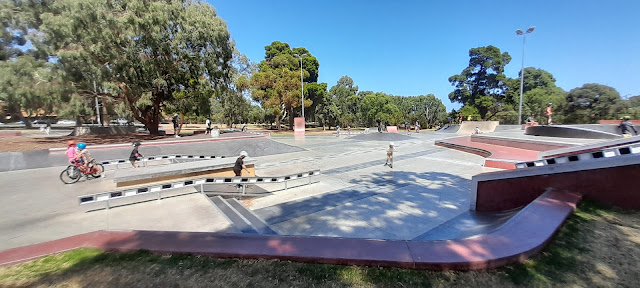 The Main Plaza Area - Adelaide City Skate Park.