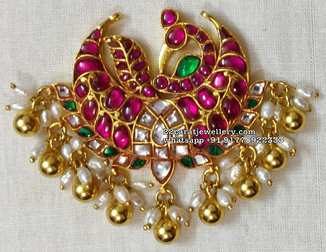 Trendy 92.5 Silver Kundan Pendants