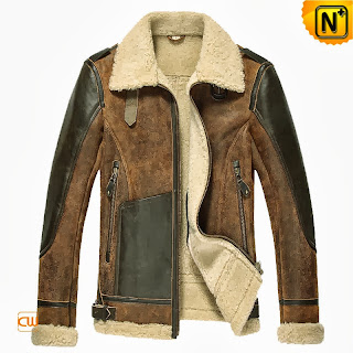 sheepskin flight jacket