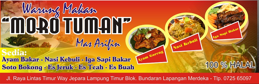 Cara Membuat Design Banner  Rumah Makan  Pakar Teknik