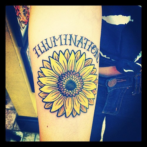 Sunflower Tattoo