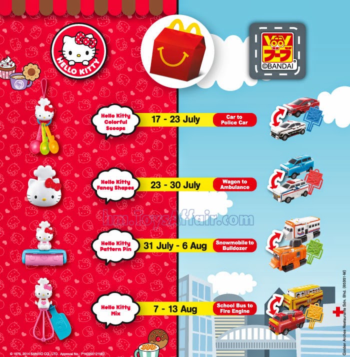 Hello Kitty & Voov - Happy Meal Toys