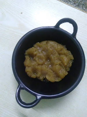 Delicious Atta halwa/kadha prasad prepared with only three ingredients