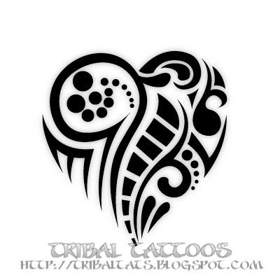Tribal Heart Unique Tattoos 5