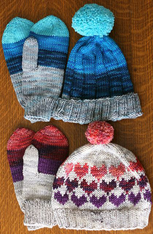 Grammy's Hats & Mittens - Free Pattern