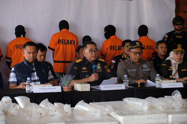 Bea dan Cukai Batam Gagalkan Penyelundupan Benih Lobster di Perairan Wisata Joyo Ressort Bintan