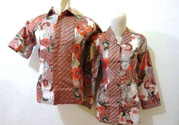  35 model seragam batik guru modis dan polos modern 