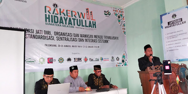 Halaqoh Kubro Awali Rapat Kerja Wilayah DPW Hidayatullah Sumsel Tahun 2023