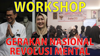 Workshop Bertajuk Gerakan Nasional Revolusi Mental LPK Karya Jelita