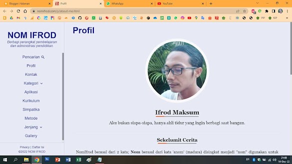 Cara Membuat Halaman Profil Blogger ala KompiAjaib