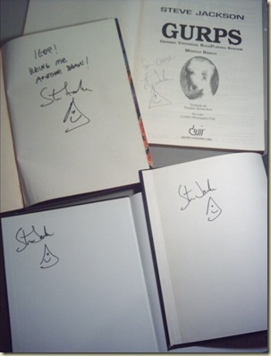 Gurps Autografados