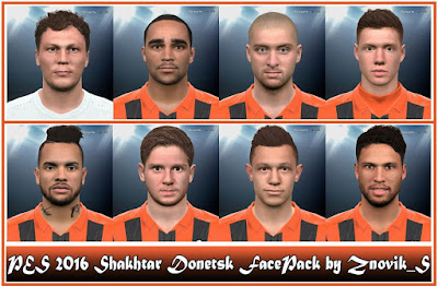 PES 2016 Shakhtar Donetsk FacePack 