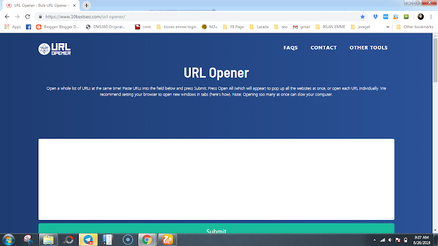 cara bukak link website banyak-banyak sekaligus