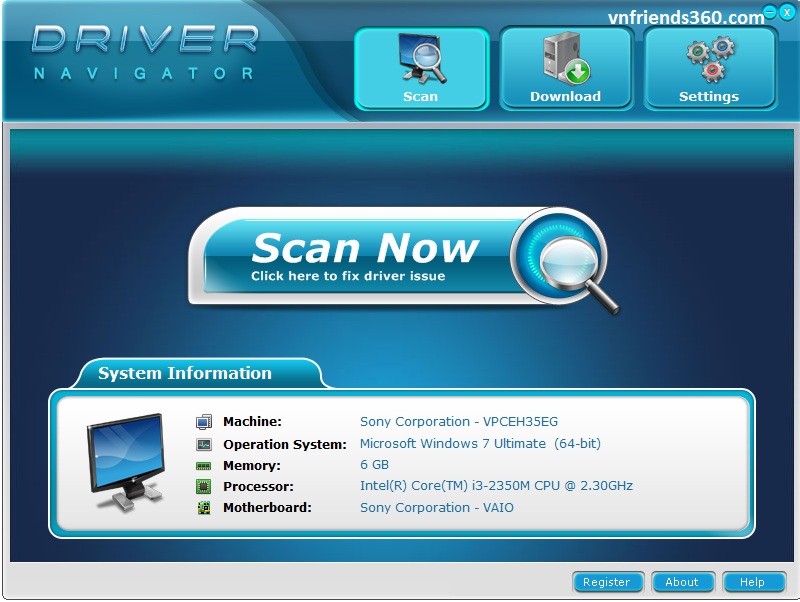 Cập nhật Driver hiệu quả ,Driver Navigator + PacthKey