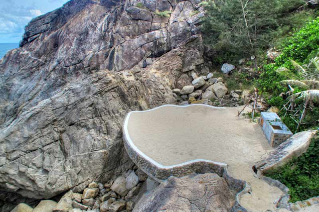 Terrace on the cliff 