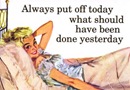 procrastination