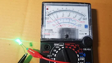 test   light emitting diode    test multimeter