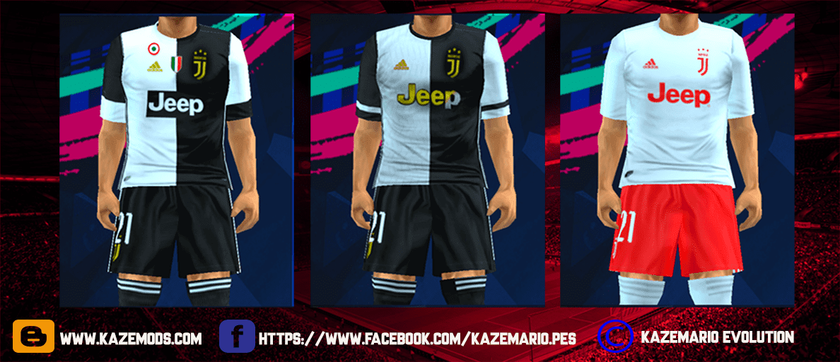 Juventus Leaked Kits 2019/20 (Home &amp; Away) For PES PSP ...