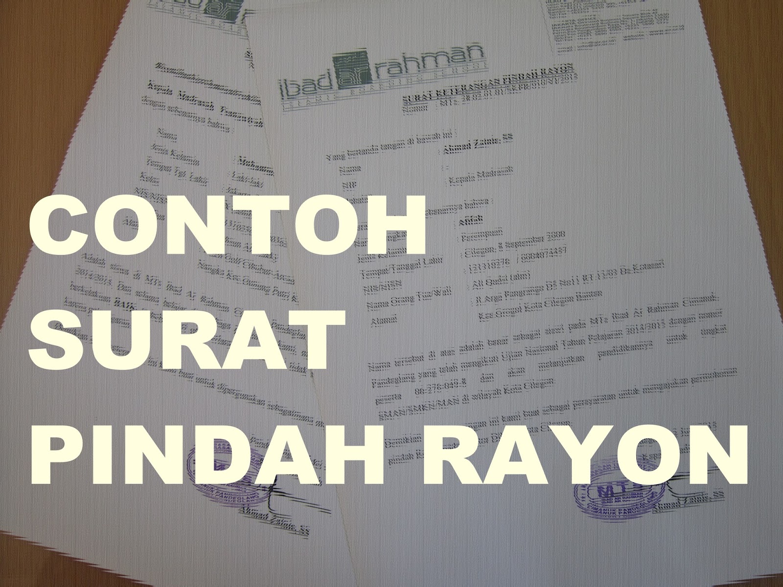 Sekian contoh surat keterangan pindah sekolah pada kesempatan kali ini yang dapat admin ba Contoh Surat Keterangan Pindah Sekolah Smp