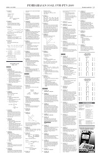 Pembahasan Soal SNM-PTN 2009