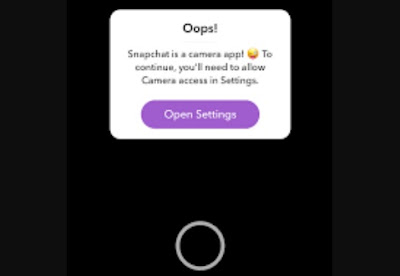 Cara Mengijinkan Akses Kamera ke Snapchat di iOS 13 di iPhone
