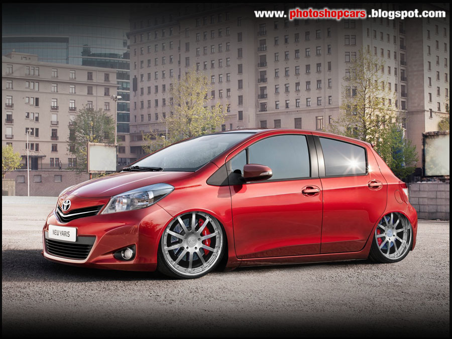 Novo Toyota Yaris 2012 tuning rebaixado