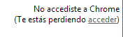 Acceder a Chrome