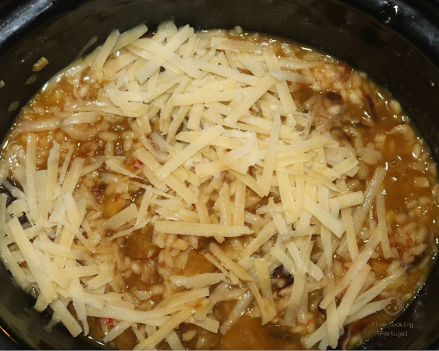 finalizar o risoto na slow cooker