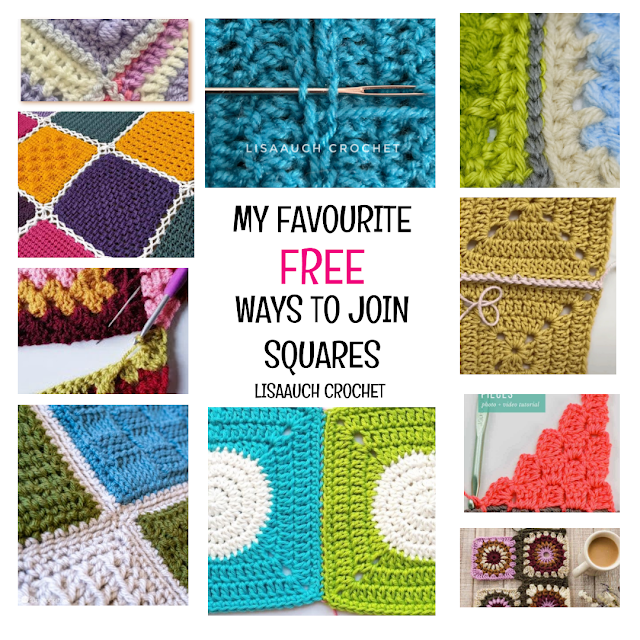 join granny sqaures, how to oin granny squares, easy joining techniques