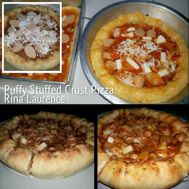 Stuffed Crust Pizza ( Pizza Home Made ) isi Sosis 