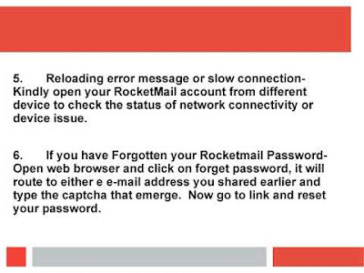 Rocketmail Customer Support number
