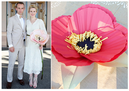 how to make paper flowers wedding. how to make the huge paper