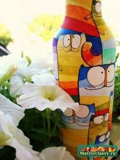 Kerajinan Tangan Dari Botol Bekas, Botol Lukis 11