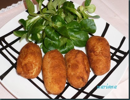 croquetas de patata y atún,racion copia