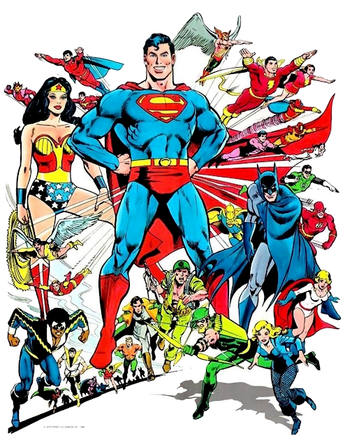 1980 DC Superman Club - Super Friends Poster