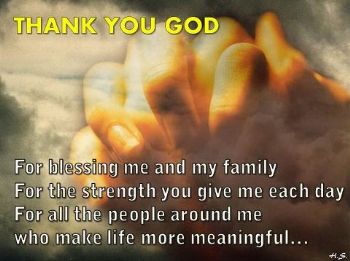 Thank You, GOD, especially for an "answered prayer"! ♥