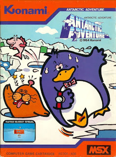 Portada videojuego Antartic Adventure