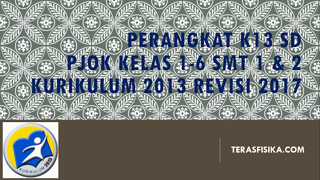 Perangkat Pembelajaran PJOK SD/MI Kurikulum 2013 Revisi 2017