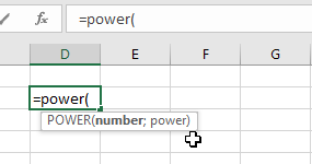 Kako izračunati n-ti koren koristeći funkciju POWER?