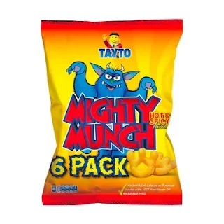 Tayto Mighty Munch Hot and Spicy Snack