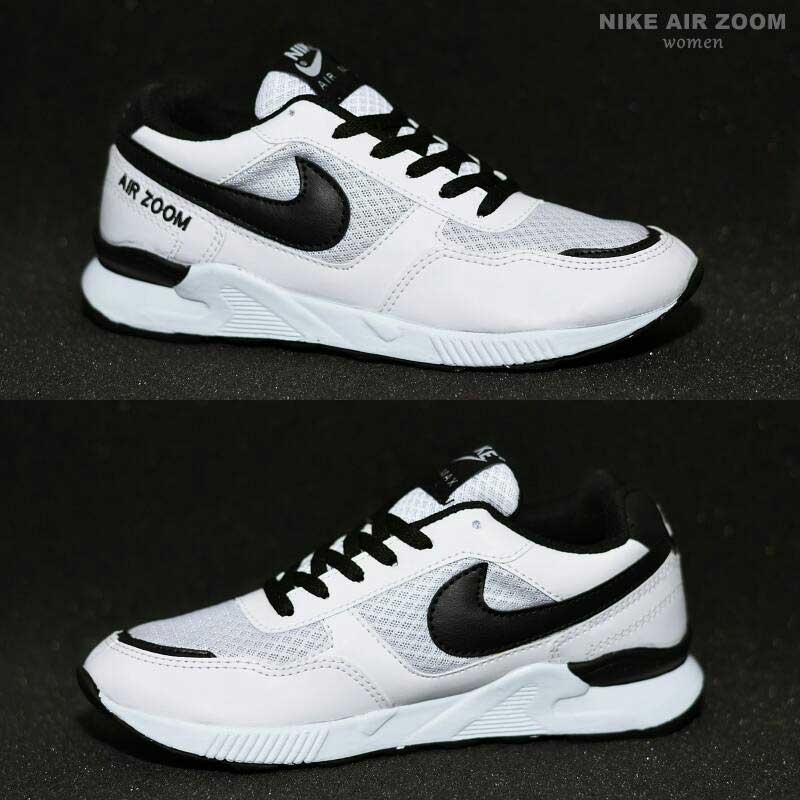  Sepatu  Nike  Wanita  Nike  Air Zoom Putih Hitam NWZ 002 