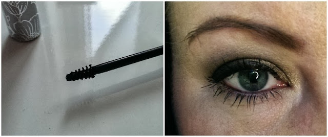 Clinique bottom lash mascara and it on my lashes