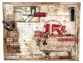 Stampers Anonymous On The Farm Stampers Anonymous Etcetera Tim Holtz Idea-Ology Elementary Design Tape Tim Holtz Remnant Rub-Ons Snippets For The Funkie Junkie Boutique