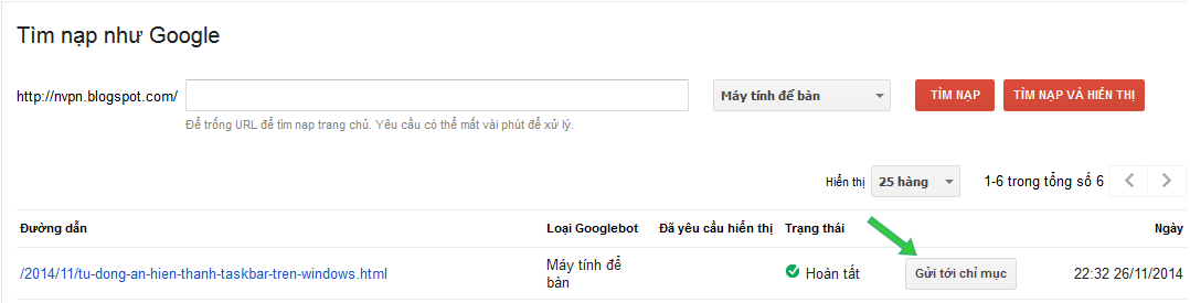 Cách để Google index bài viết trong vòng 3 phút