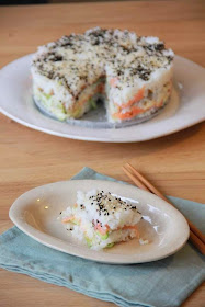 sushi taart - www.desmaakvancecile.com