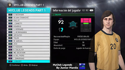  MyClub Legends Offline yesteryear Junior Mantis [Download Link] PES 2018 PS4 MyClub Legends Offline v3 yesteryear Junior Mantis