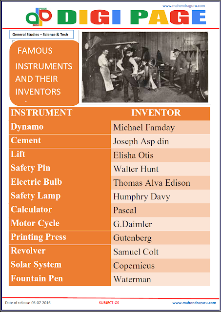   Digi Page - General Studies - 05.07.2016 